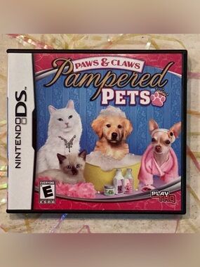 Paws & Claws Pampered Pets Nintendo DS Game CIB Authentic Tested